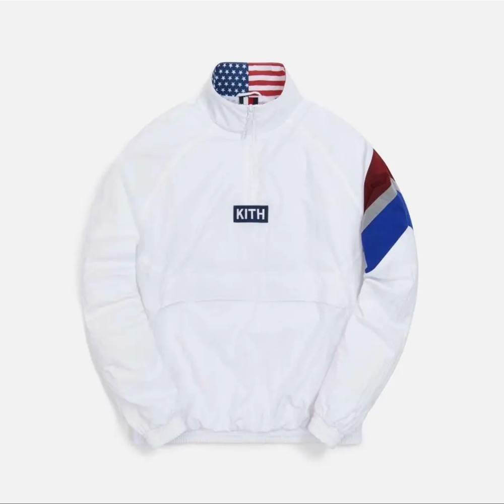 KITH OLYMPIC HALF QUARTER ZIP TRACK JACKETS SIZE XS